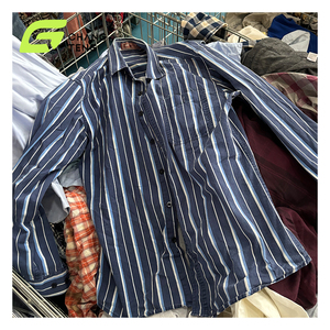 Camicie a maniche lunghe da uomo di seconda mano di alta qualità prezzo di fabbrica all'ingrosso usato B grado da uomo camicia L/S stili casuali - Product Image 2