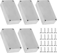 Boîtier de pédale de guitare en aluminium inachevé avec boîtier d'interrupteur à bascule en métal Stompbox effet guitare boîtier d'instrument électronique