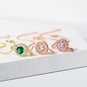 Nuovi Design <span class=keywords><strong>Bracciale</strong></span> <span class=keywords><strong>Sottile</strong></span> con Catena in Zirconi Regolabile Placcato <span class=keywords><strong>Oro</strong></span> Rosa 18k per Donna Regalo per Matrimonio Anniversario Festa H101-M - Product Image 3