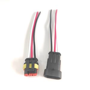 3 دبوس أمبير Superseal الذكور موصل سالب التوصيل السيارات تسخير أسلاك كهربائية 282105-1 282087-1 - Product Image 2