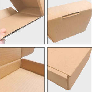 Nhà máy tùy chỉnh kích thước Logo bán buôn in trắng nhỏ gửi thư vận chuyển giấy các tông Hộp bao bì sóng - Product Image 3