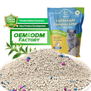 Litière pour chat en bentonite à forte agglomération, forme de boule, faible suivi, contrôle des odeurs, échantillons gratuits, certifiée ISO9001, fabrication OEM/ODM sur mesure - Product Image 1