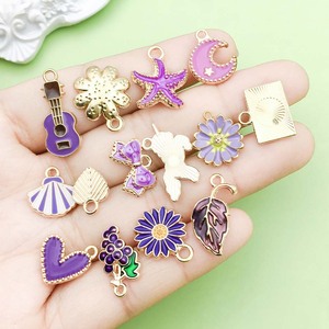 จี้โลหะผสมสีม่วง 20 แบบ สำหรับทำเครื่องประดับ DIY - Product Image 2