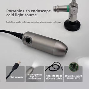 Apparecchiature diagnostiche industriali per uso veterinario apparecchiature per endoscopia a sorgente di luce fredda USB portatili - Product Image 4