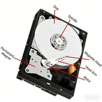 Disque dur pour surveillance vidéo WD Purple WD10EJRX 1 To 3,5 pouces SATA 5400 tr/min 64 Mo pour NVR DVR