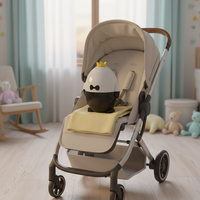 Berceau portable pour bébé, berceuse automatique pour poussette, rechargeable, bruit blanc, vitesses réglables, moteur silencieux
