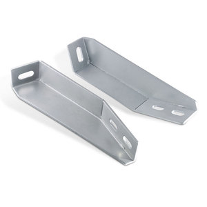 Aluminum Profile Fixed Foot Support <b>Bracket</b> 50x100mm Anodized <b>For</b> Fence Assembly Connectors - Product Image 1