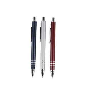 Beifa KB917400 공장 가격 사용자 정의 핫 세일 볼펜 도매 금속 펜 사용자 정의 로고와 개폐식 금속 볼펜