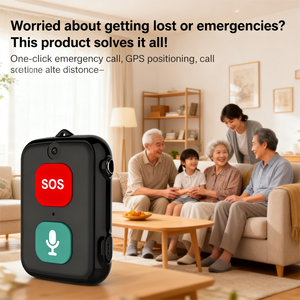 GPS <span class=keywords><strong>Tracker</strong></span> cho người già và trẻ em, IP67 không thấm nước <span class=keywords><strong>SOS</strong></span> cuộc gọi khẩn cấp với chức năng giọng nói, chống mất thiết bị định vị - Product Image 3