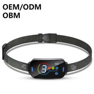 दूरस्थ कुत्ते प्रशिक्षण कॉलर रंग प्रदर्शन रिचार्जेबल ip67 वाटरप्रूफ 2-घंटे फास्ट चार्जिंग समायोज्य आकार छाल नियंत्रण - Product Image 1