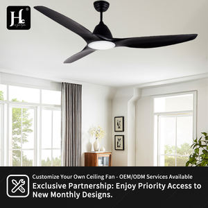 Ventilateur de plafond LED moderne à intensité variable, 3 couleurs LED, 220V, télécommande, éclairage - Product Image 5