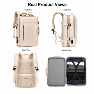 Sac à dos de voyage avec compartiment pour ordinateur portable, sac de transport extensible pour avion, grande capacité, sac à dos d'affaires pour hommes et femmes, Mochila - Product Image 2