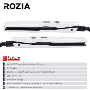 <span class=keywords><strong>Plancha</strong></span> <span class=keywords><strong>de</strong></span> <span class=keywords><strong>pelo</strong></span> iónica con pantalla LED <span class=keywords><strong>de</strong></span> temperatura flotante con placa <span class=keywords><strong>de</strong></span> calor flotante Rozia, <span class=keywords><strong>plancha</strong></span> <span class=keywords><strong>de</strong></span> <span class=keywords><strong>pelo</strong></span> <span class=keywords><strong>de</strong></span> calentamie - Product Image 4