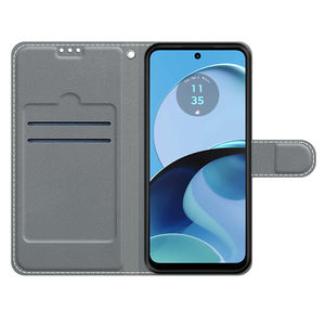 Fundas de teléfono para MOTO G13 G14 PU cuero pintado Flip Wallet funda de teléfono para <span class=keywords><strong>Motorola</strong></span> G23 G53 funda - Product Image 4