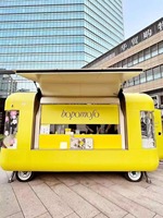 Camion de restauration mobile personnalisé, remorque de cuisine rapide avec cuisine complète pour la vente (BBQ, glaces, etc.)