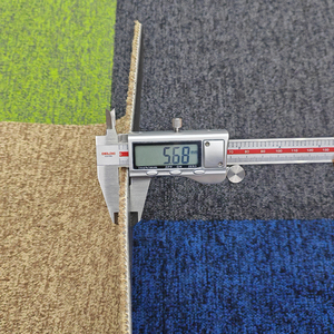 Durevole 50x50 Hotel moquette e piastrelle per tappeti insonorizzati Loop moquette per ufficio commerciale stile moderno in poliestere piastrelle moquette - Product Image 4