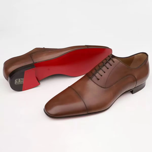 2026 New Design Red Bottom Dress Shoes Men Loafers Flock Solid Slip-On Party Casual Luxury Silk Flat Barefoot Shoes - Product Image 4
