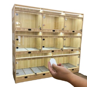 Vật nuôi lồng & nhà nhà sản xuất giá rẻ sang trọng và lớn rắn gỗ chó kennel Showcase PET <span class=keywords><strong>PUPPY</strong></span> Dog Crate lồng cho chó - Product Image 2