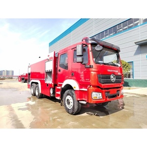Nouveau camion de pompier et de sauvetage Shacman F3000 à 10 roues avec réservoir d'eau de 12000 L, transmission 6x4, moteur diesel, prix usine - Product Image 4