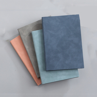 Cahier de notes Agenda personnalisé avec 200 pages en papier-Couverture en cuir souple A5 Carnets de notes simples