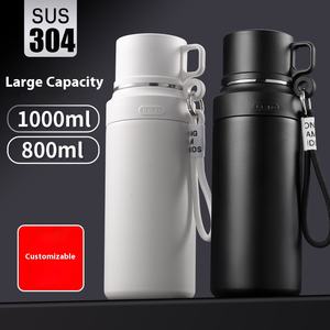 Taza termo de acero inoxidable 2024 de gran capacidad moderna Sohe 304, regalos de negocios para todo el invierno, 12-24 Horas de aislamiento térmico horneado - Product Image 1