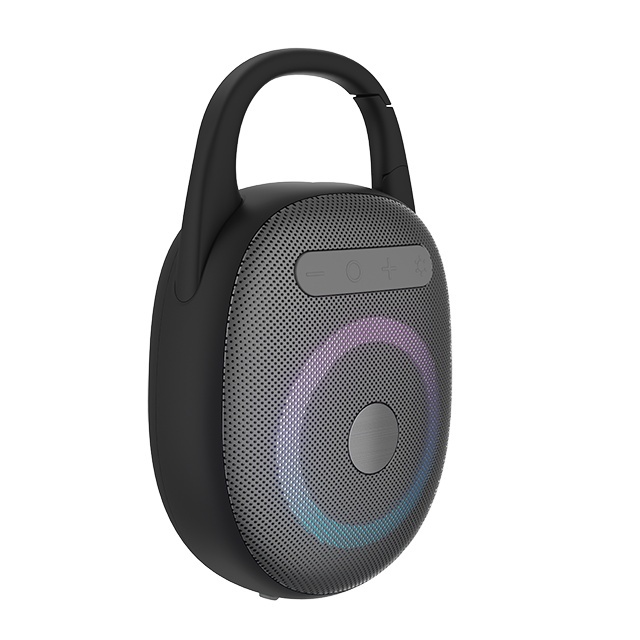 Wireless Portable for V5.4 Speaker with Built-in Microphone LED Flashing Light Plastic Cabinet