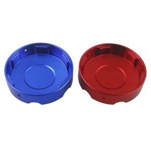 MPerformance Aluminum <b>Radiator</b> <b>Cap</b> Red And Blue Universal Car Modification Upgrade With Screws - Product Image 3