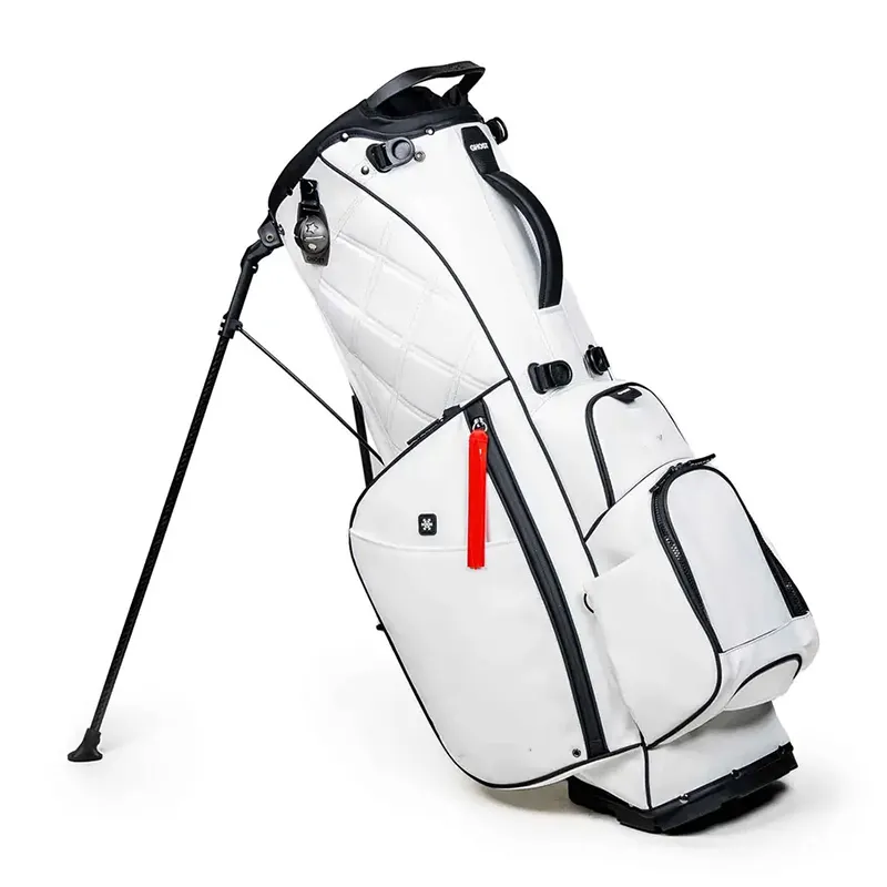 Individuelle Golftasche Kunstleder leichte Gefäß-Golf-Ständertasche Outdoor-Tasche für Herren