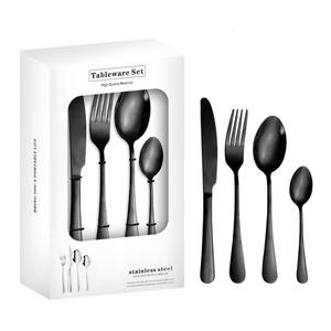 Cubertería Western Hotel, <span class=keywords><strong>24</strong></span> Juegos <span class=keywords><strong>de</strong></span> Cubiertos, Cuchillo, Tenedor y Cuchara en Caja <span class=keywords><strong>de</strong></span> Regalo - Product Image 2