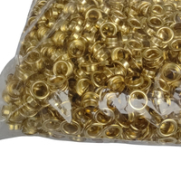 Œillet en laiton à pression Acme de 12 mm de diamètre intérieur avec outil d'installation pour boucle de bâche et toile à trous ronds