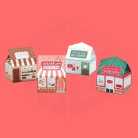 Emballage personnalisé pour restauration rapide, boîte à compartiments pour shawarma, kebab, wrap, pour restaurant halal, ensemble de repas à partager, à emporter
