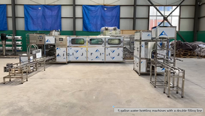 เครื่องเติม-ปิดฝาขวด5แกลลอน screen150bph สัมผัส QGF-150 18.9L 20L - Product Image 6