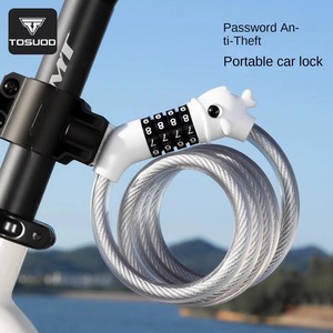 <span class=keywords><strong>Antivol</strong></span> à câble portable TOSUOD avec mot de passe, haute sécurité, <span class=keywords><strong>pour</strong></span> vélo de montagne et de route - Product Image 1