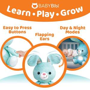 Conejo de peluche interactivo para niños, juguete de peluche suave de 16 pulgadas de altura, OEM/ODM - Product Image 3