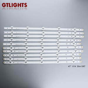 Hot bán 472mm 464mm 490mm 446mm <span class=keywords><strong>Led</strong></span> 3V 1W <span class=keywords><strong>LED</strong></span> Đèn nền dải cho 47v14 mỏng drt R1 <span class=keywords><strong>LED</strong></span> TV đèn nền - Product Image 5