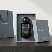 Flacon de parfum en verre transparent de 30, 50 et 100 ml, vente en gros, personnalisable