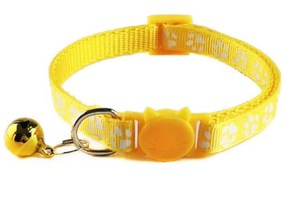 Ucuz pet kedi yaka küçük köpek için bell ile noel güzel sevimli pençe kitty polyester pet yaka kedi tedarik aksesuarları - Product Image 4