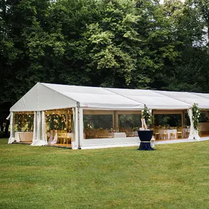 Heißer Verkauf 20m x 30m großes Aluminium rahmen weißes Festzelt für Hochzeits veranstaltungen