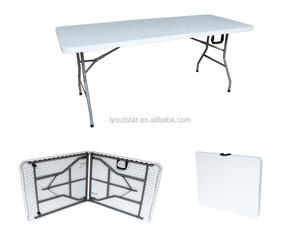 Latest Design Modern Hotel <b>Outdoor</b> Dining <b>Table</b> and Chair Set HPDE Top Portable Plastic Furniture for Sale - Product Image 5