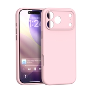 Coque en silicone liquide mate antichoc ultra-fine à toucher doux, prix abordable, pour iPhone séries 13/14/15/16/17/18