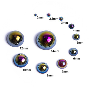 <span class=keywords><strong>Perles</strong></span> plates <span class=keywords><strong>demi</strong></span>-rondes en ABS imitation perle AB colorées de 2-14 mm en gros pour la fabrication de bijoux, coques de téléphone en colle crème et fournitures d'artisanat DIY - Product Image 4