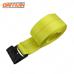 LC 5400lbs 100Mm/4Inch 30ft Hàng Hóa Lashing Ratchet Tời Dây Đeo Với Móc Phẳng Hiệu Suất Dài Cuộc Sống Polyester Webbing Tie Xuống - Product Image 5