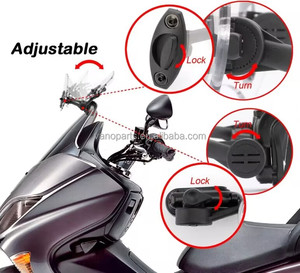Extensión Universal para Parabrisas de Motocicleta WANOU, Deflector de Viento Transparente Ajustable con Clip - Product Image 5