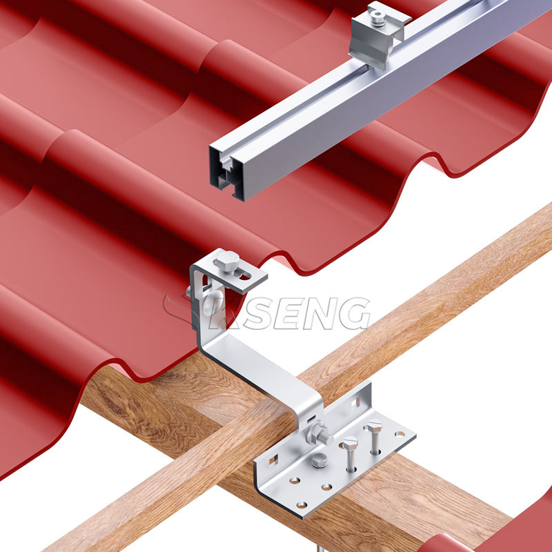 Aluminum Rail Pv Roof Mounting Structure Solar Panel Mounting Rail ...