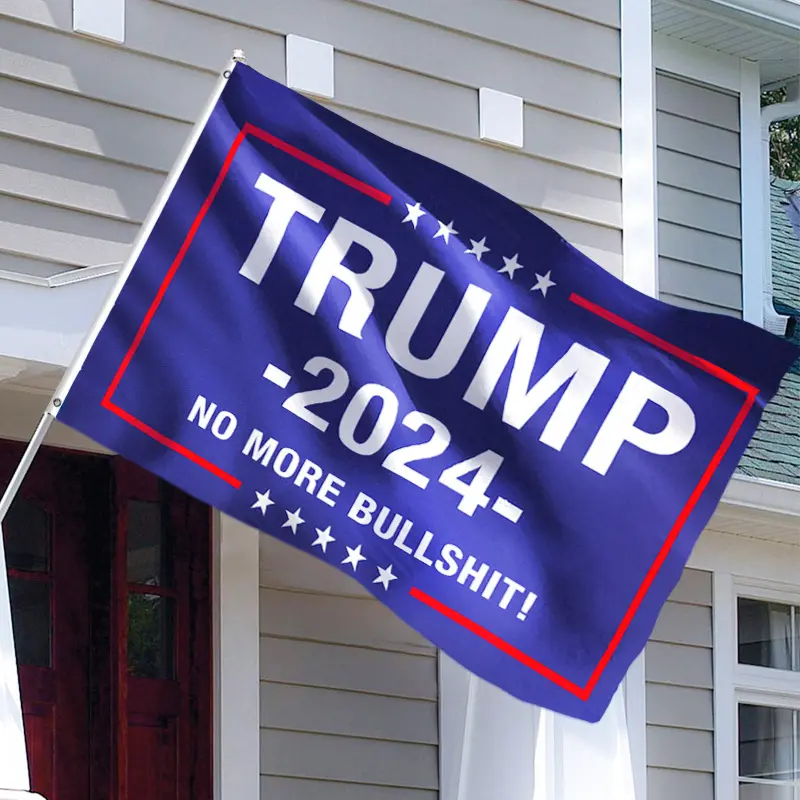 Outdoor Indoor Zeefdruk Donald Trump Vlag 3X5 Ft Alle Custom Zal Grappige Biden Dubbelzijdig Trump vlag 2024