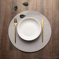 Sous-plat de table à manger de luxe, étanche, fabriqué d'usine, 1 pièce