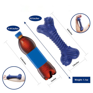 Aggressive Chewers Tough Durable Strong Natural Rubber Pet <strong>Dog</strong> <strong>Chew</strong> <strong>Bone</strong> Toy for Large <strong>Dogs</strong> - Product Image 4