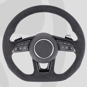 <span class=keywords><strong>Volante</strong></span> Personalizado con Botón de Encendido <span class=keywords><strong>S</strong></span>-<span class=keywords><strong>Line</strong></span> en Cuero Alcántara para <span class=keywords><strong>Audi</strong></span> R8 TTRS C6 C7 S7 S4 A4 B8 RS3 S5 B9 A6 C8 <span class=keywords><strong>A3</strong></span> RS7 RS6 Q7 - Product Image 5