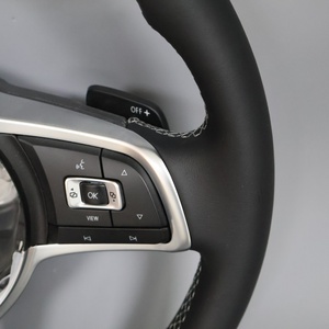 Volante Deportivo de Cuero para Auto, para VW Golf 6 7 Serie R, Passat B8 Mk7 MK5, Jetta, Vento, <span class=keywords><strong>Cabrio</strong></span> - Product Image 5