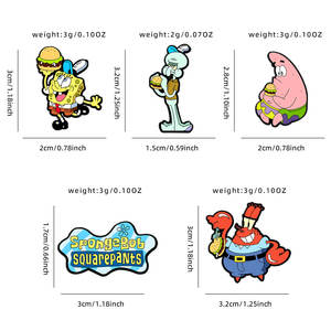 Yini Cartoon Oceaan Karakter Zinklegering Pinnen-Levendige Cartoon Badge, Duurzame Verzamelobjecten Voor Cartoon Fans, Ideaal Geschenk En Decoratie - Product Image 4